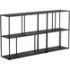Eiffel Black Low Bookcase, Small